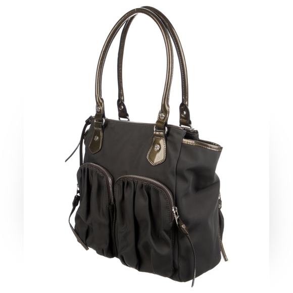 MZ Wallace Jane Tote - grey steal Bedford patent metallic - Picture 3 of 11